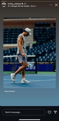 Rodman's Instagram story